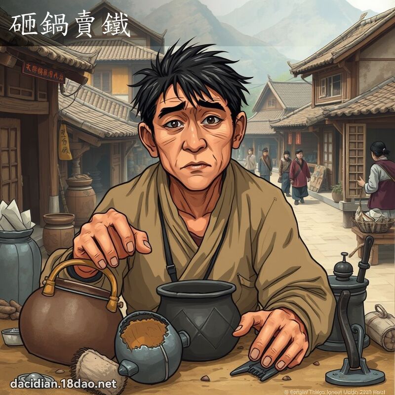 砸鍋賣鐵 - 國語大辭典配圖