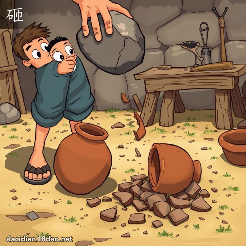 砸 - 国语大辞典配图