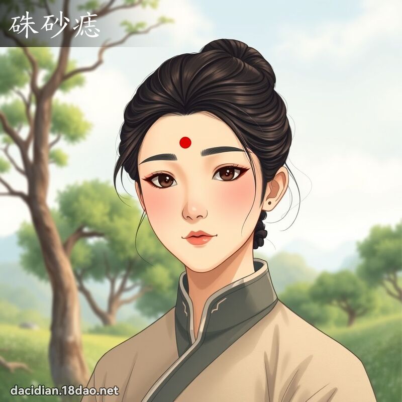 硃砂痣 - 國語大辭典配圖