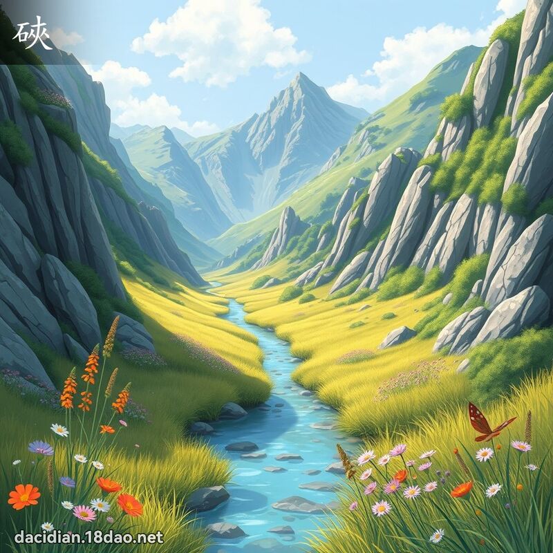 硤 - 國語大辭典配圖
