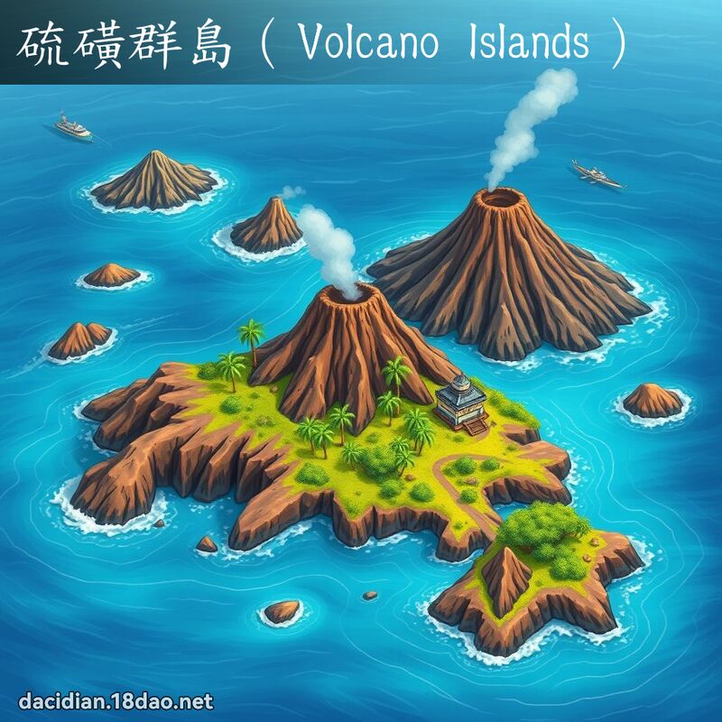 硫磺群島（Volcano Islands） - 國語大辭典配圖