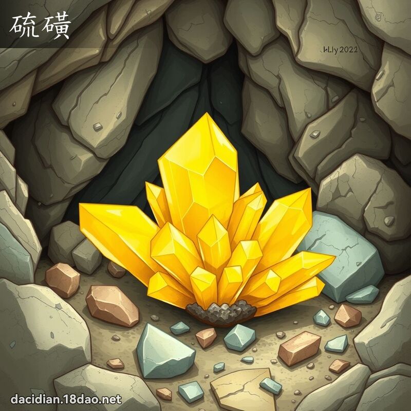 硫磺 - 國語大辭典配圖