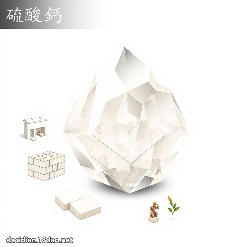 硫酸鈣 - 國語大辭典配圖
