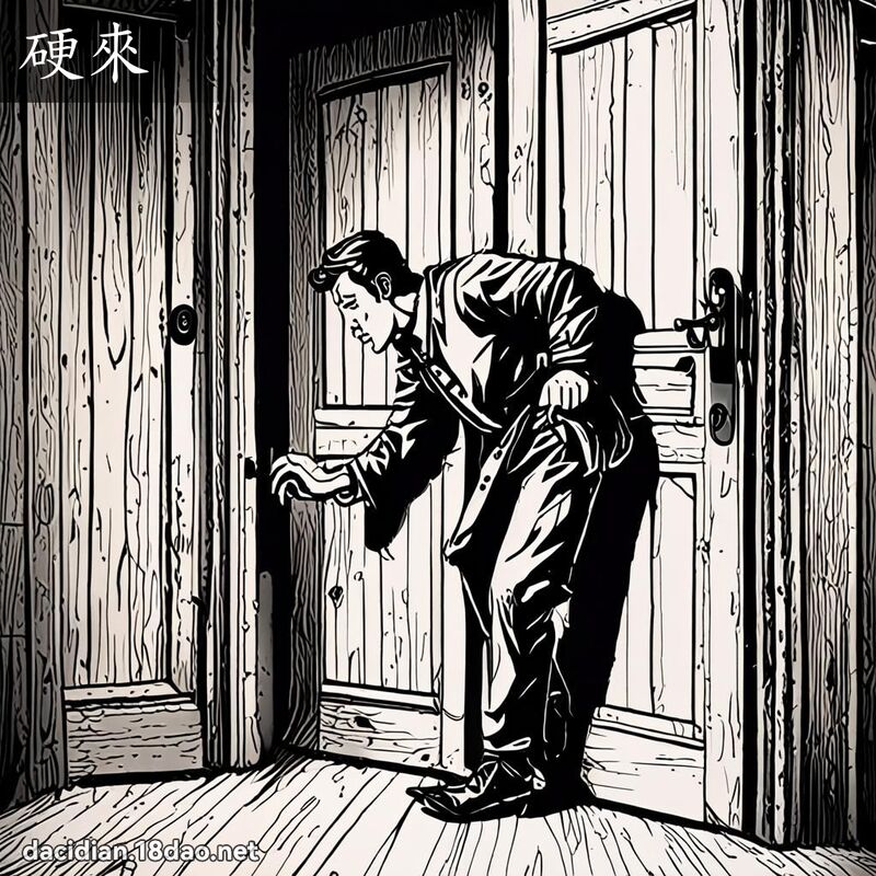 硬来 - 国语大辞典配图