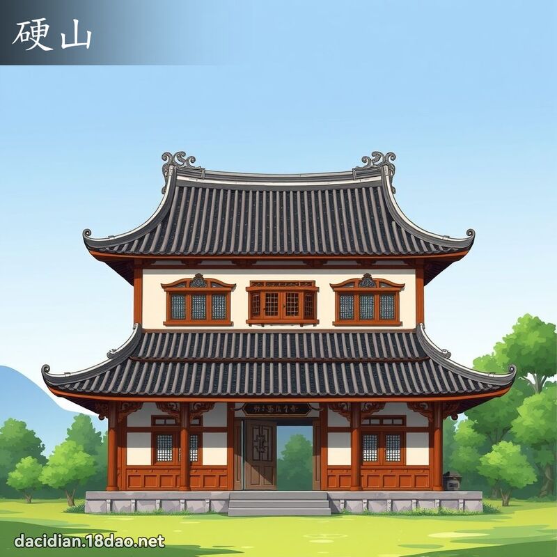 硬山 - 國語大辭典配圖
