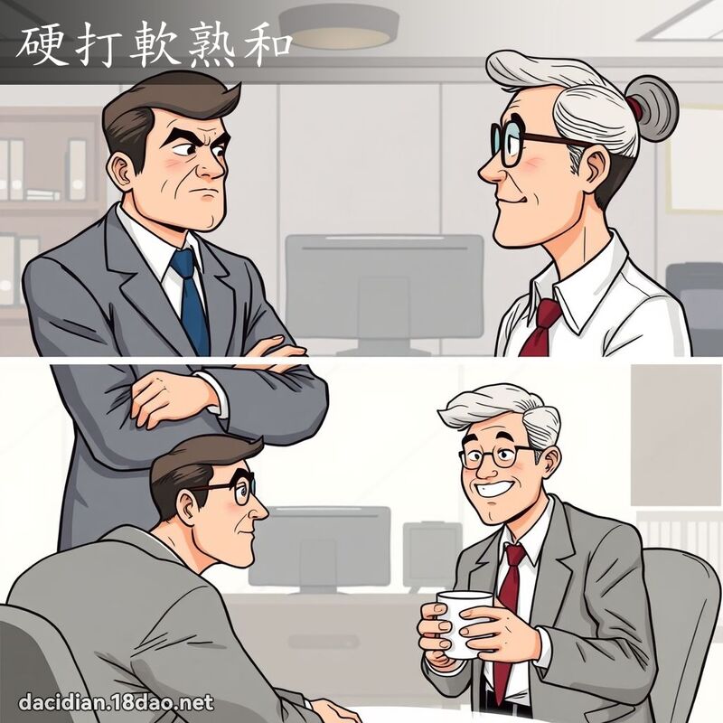 硬打軟熟和 - 國語大辭典配圖
