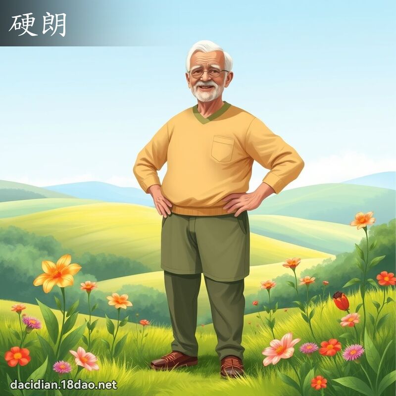 硬朗 - 國語大辭典配圖