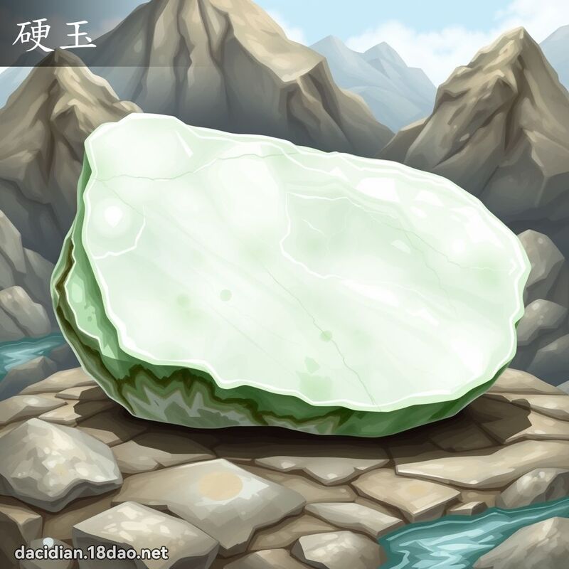 硬玉 - 國語大辭典配圖
