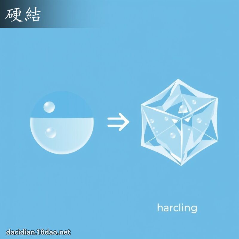 硬結 - 國語大辭典配圖