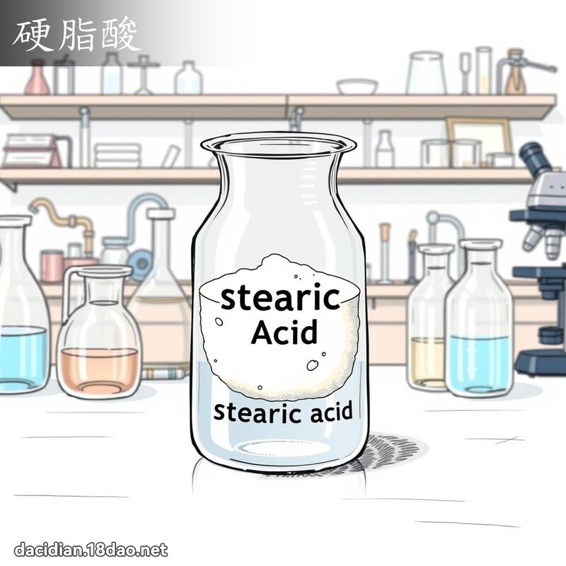 硬脂酸 - 國語大辭典配圖