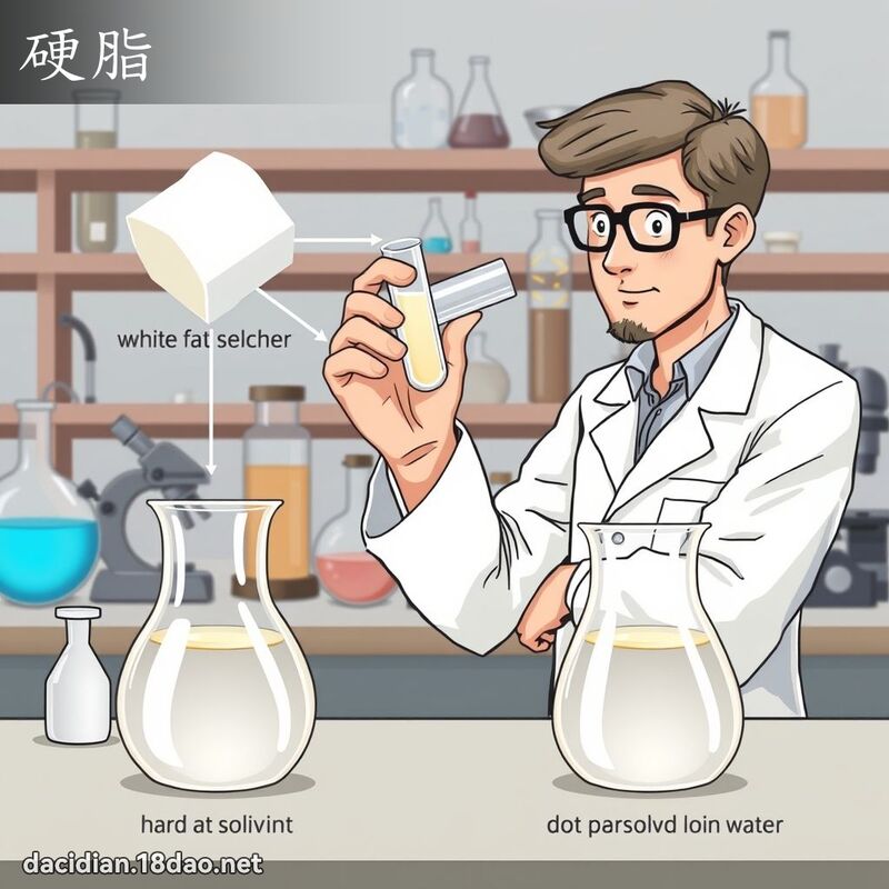 硬脂 - 國語大辭典配圖