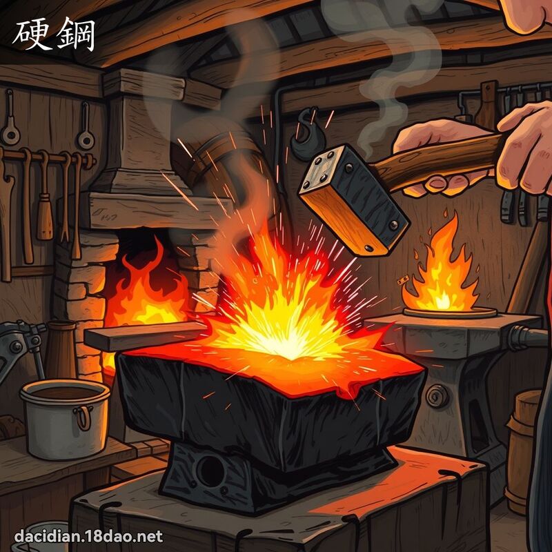硬鋼 - 國語大辭典配圖