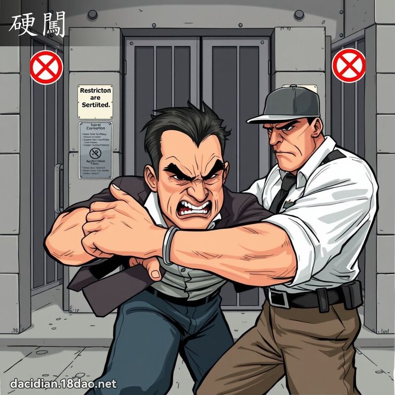 硬闖 - 國語大辭典配圖