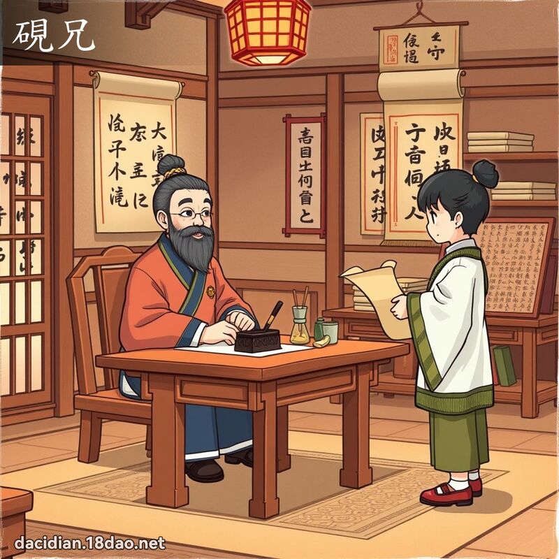 硯兄 - 國語大辭典配圖