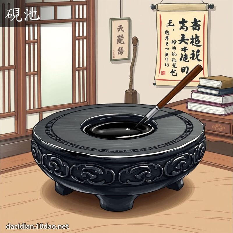 硯池 - 國語大辭典配圖