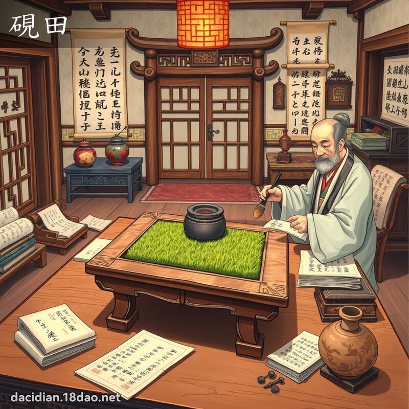 砚田 - 国语大辞典配图