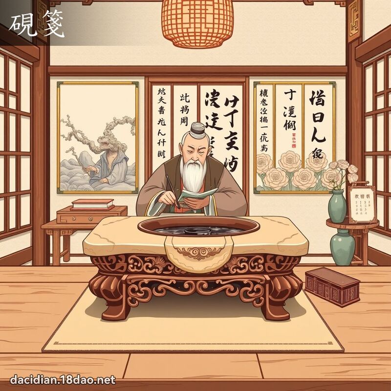 砚笺 - 国语大辞典配图