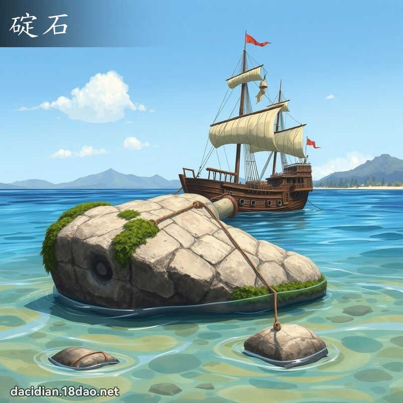 碇石 - 國語大辭典配圖