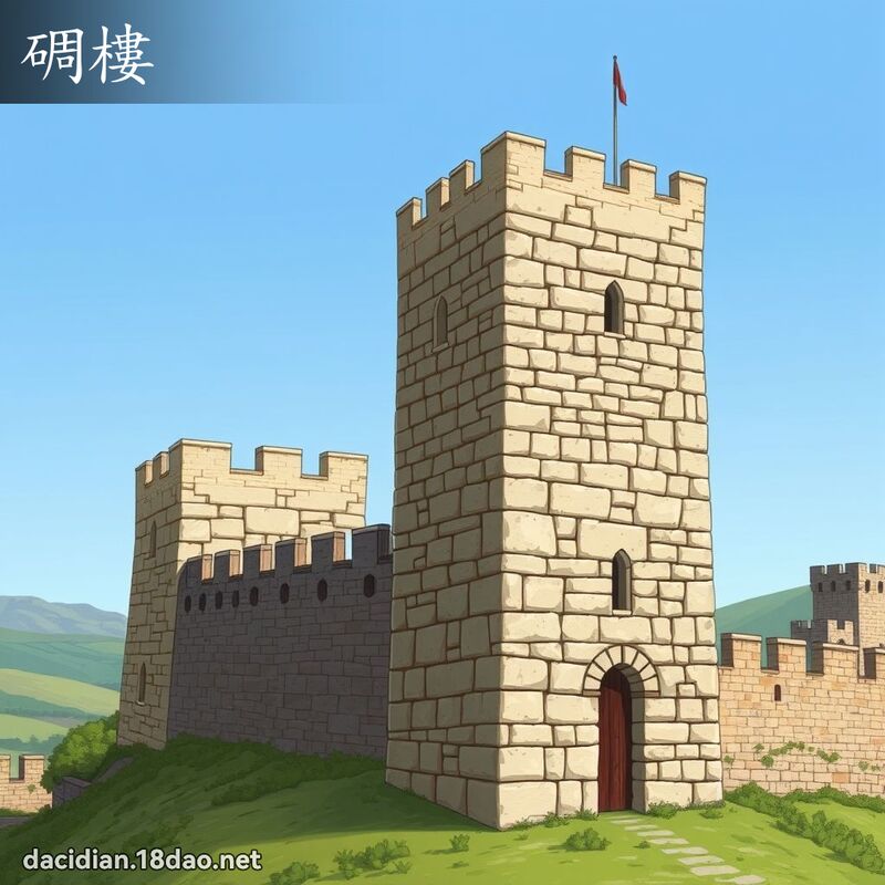 碉樓 - 國語大辭典配圖