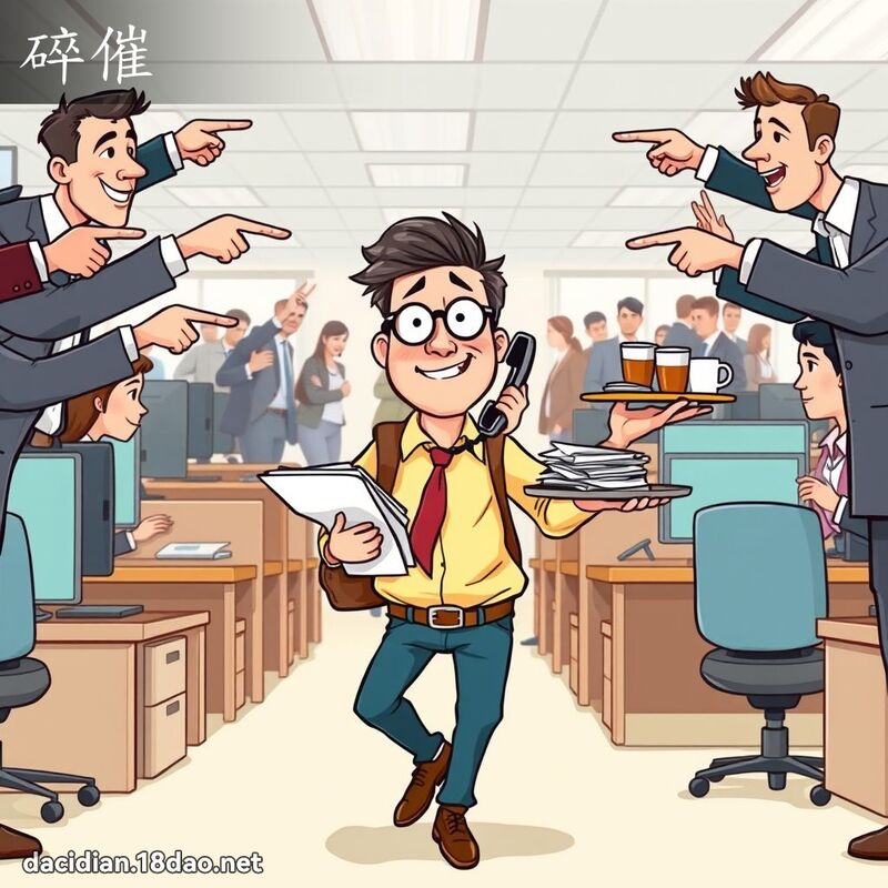 碎催 - 國語大辭典配圖
