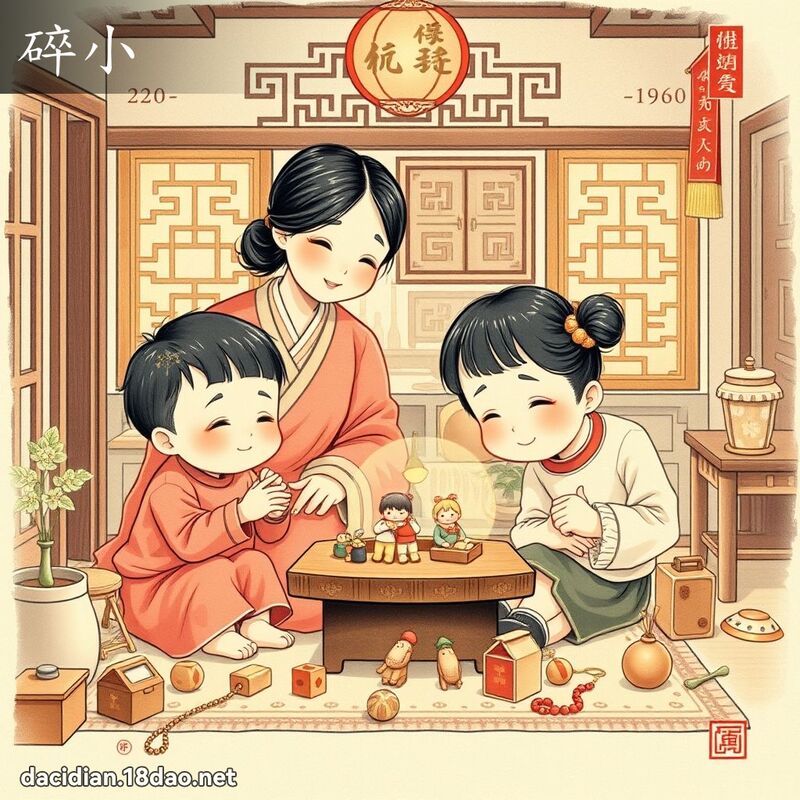 碎小 - 國語大辭典配圖
