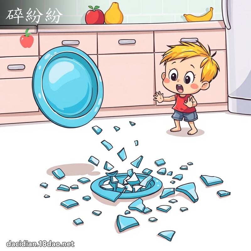 碎紛紛 - 國語大辭典配圖