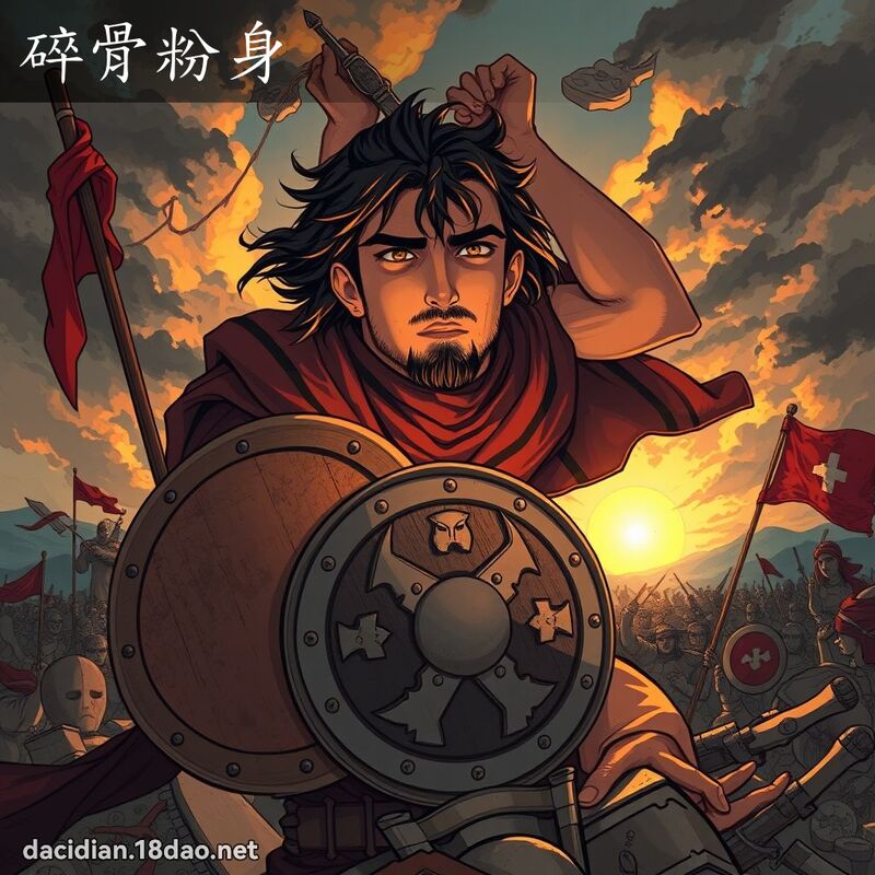 碎骨粉身 - 国语大辞典配图