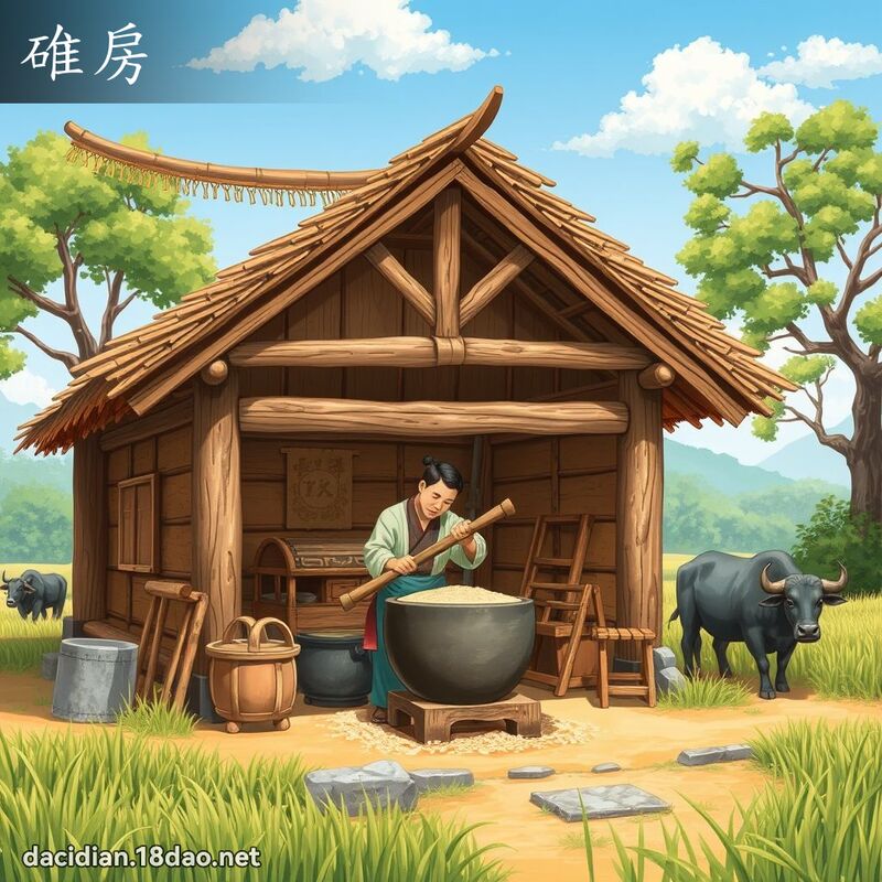 碓房 - 國語大辭典配圖