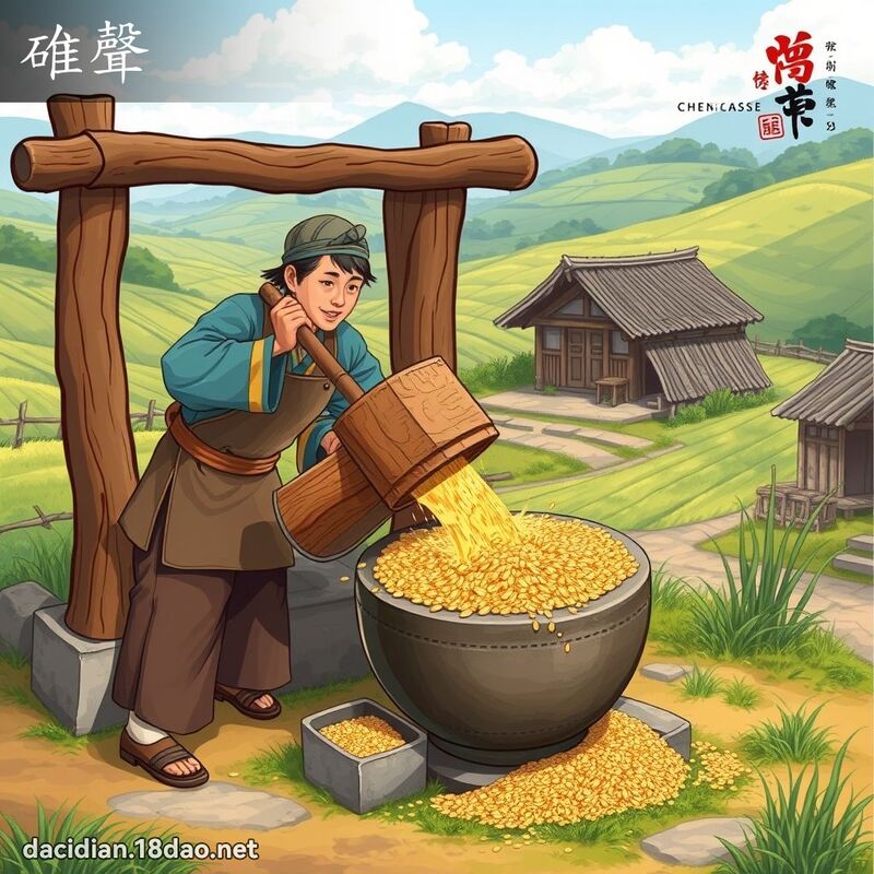 碓聲 - 國語大辭典配圖
