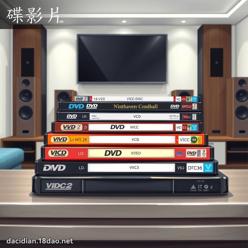 碟影片 - 國語大辭典配圖