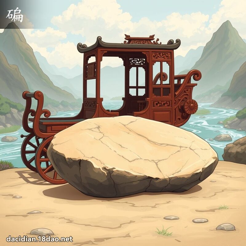 碥 - 國語大辭典配圖