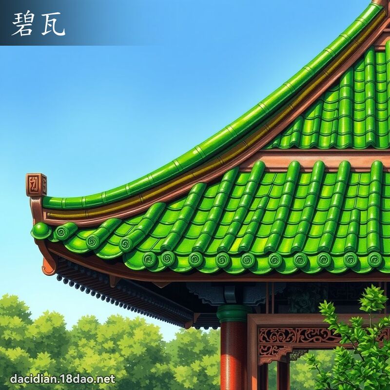 碧瓦 - 国语大辞典配图