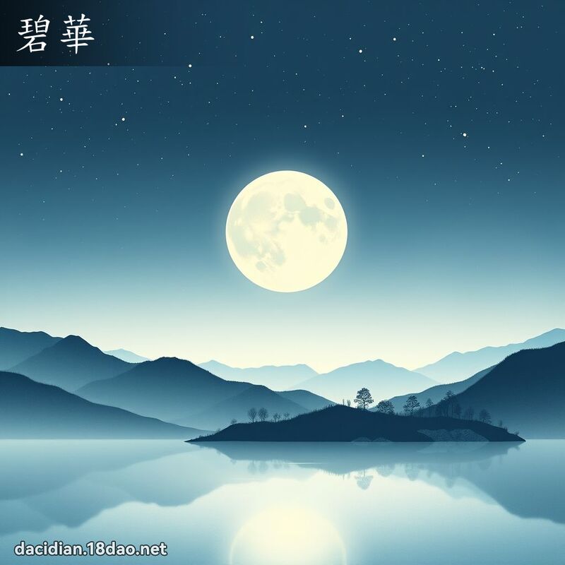 碧华 - 国语大辞典配图