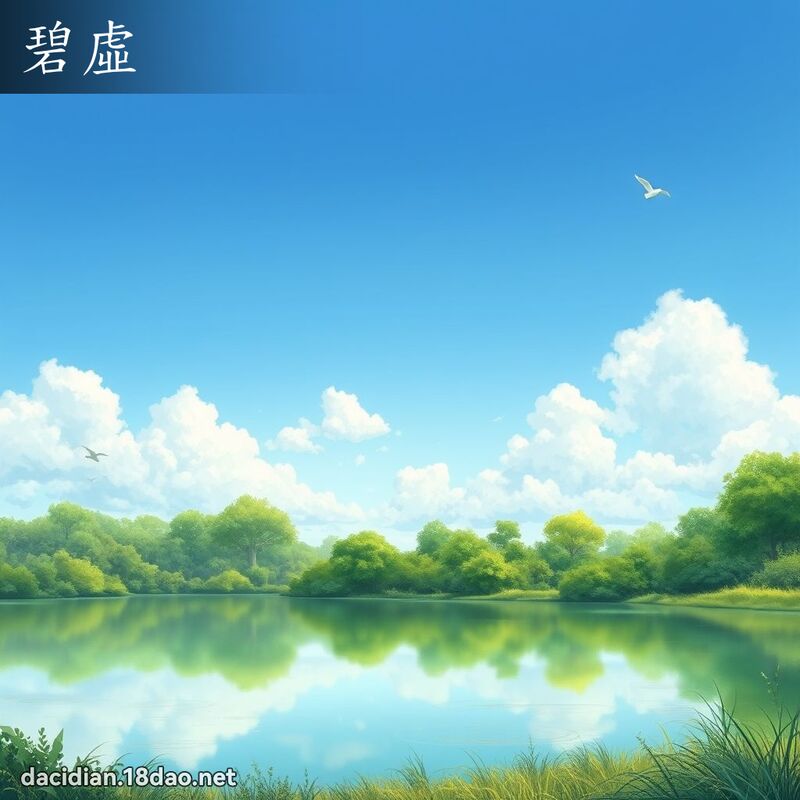 碧虛 - 國語大辭典配圖