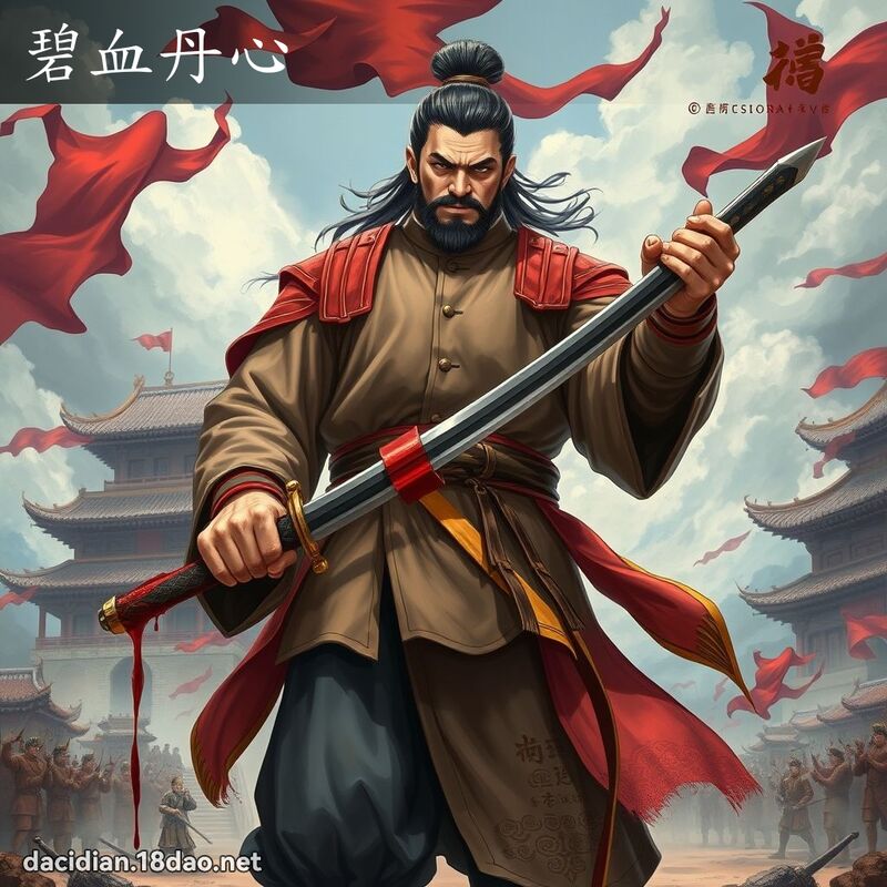 碧血丹心 - 国语大辞典配图