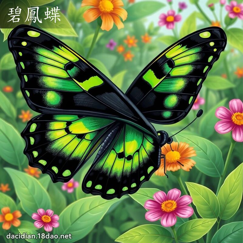 碧鳳蝶 - 國語大辭典配圖