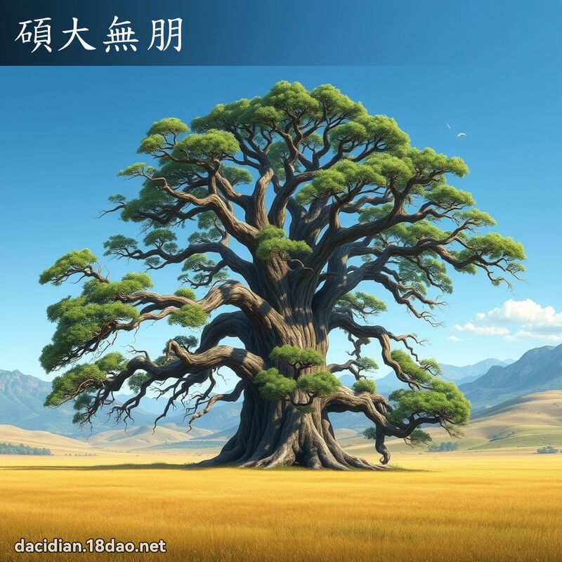 硕大无朋 - 国语大辞典配图