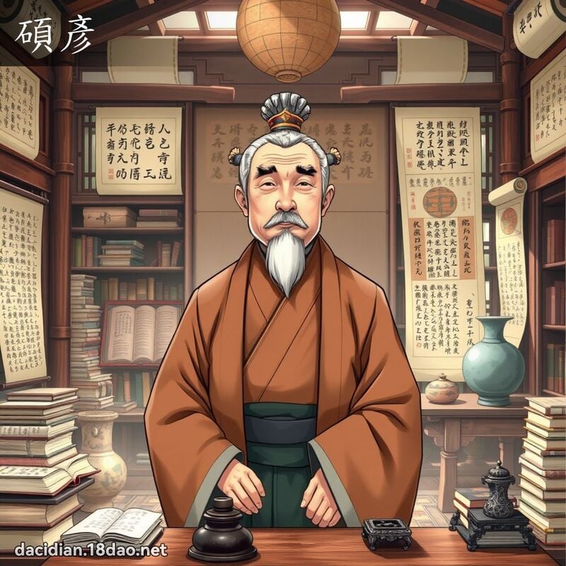 硕彦 - 国语大辞典配图