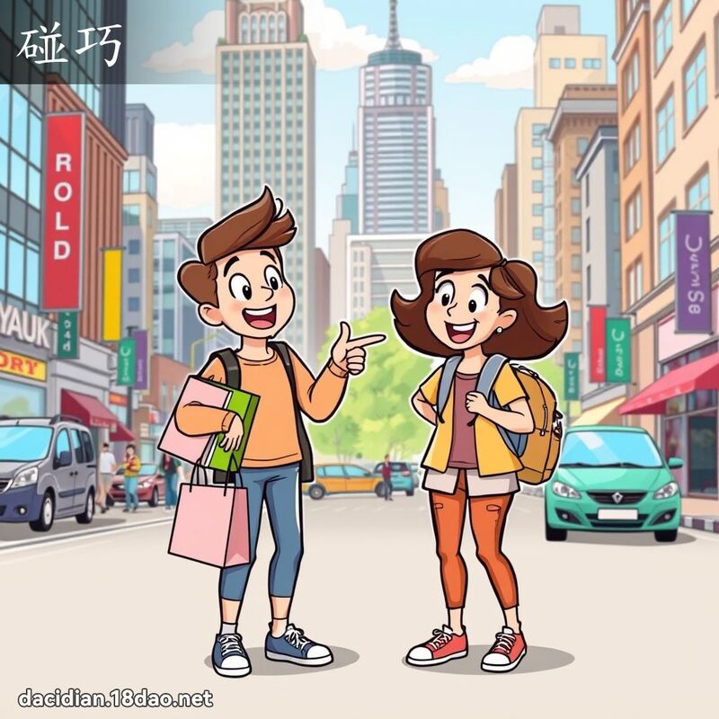 碰巧 - 國語大辭典配圖