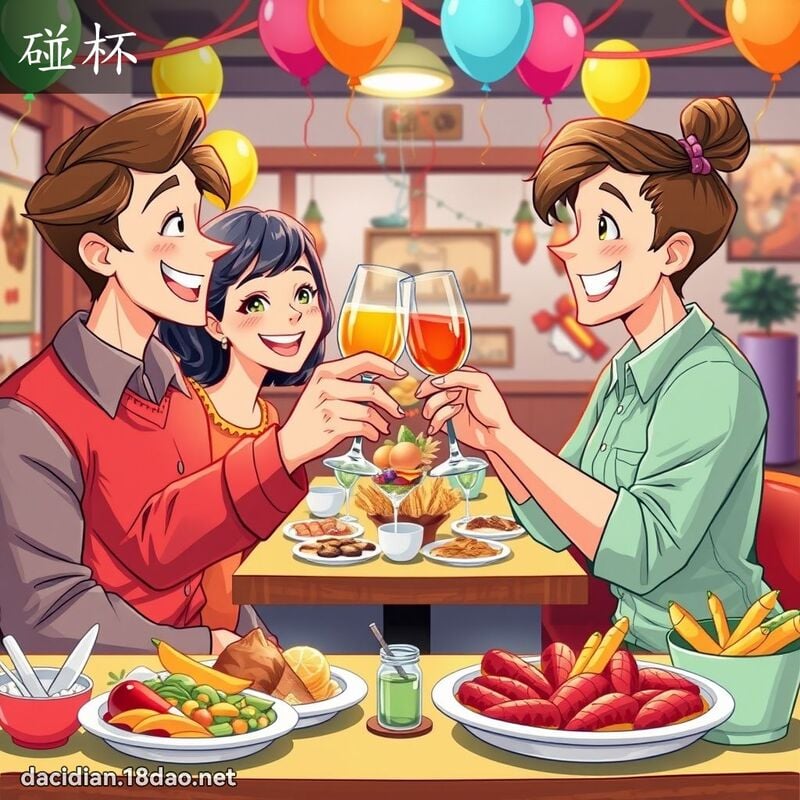 碰杯 - 國語大辭典配圖