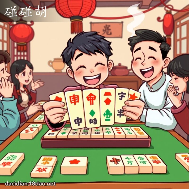 碰碰胡 - 國語大辭典配圖