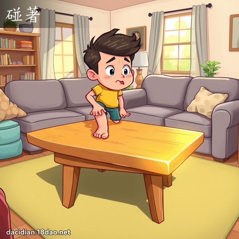 碰著 - 國語大辭典配圖