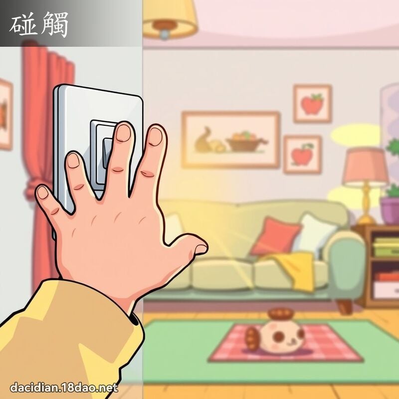 碰触 - 国语大辞典配图