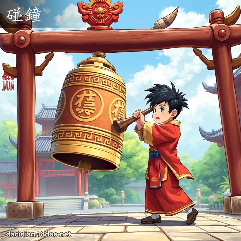 碰钟 - 国语大辞典配图