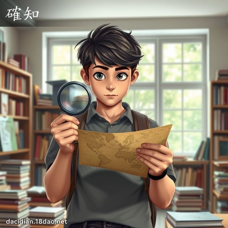 確知 - 國語大辭典配圖