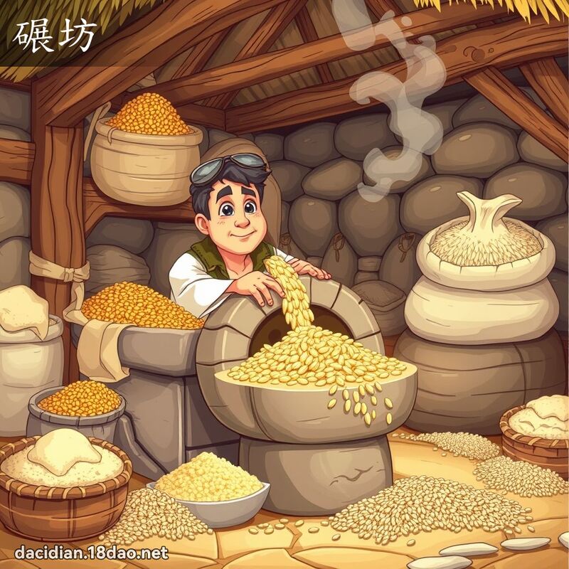 碾坊 - 国语大辞典配图
