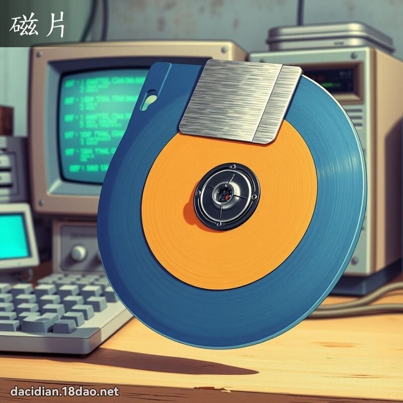 磁片 - 国语大辞典配图