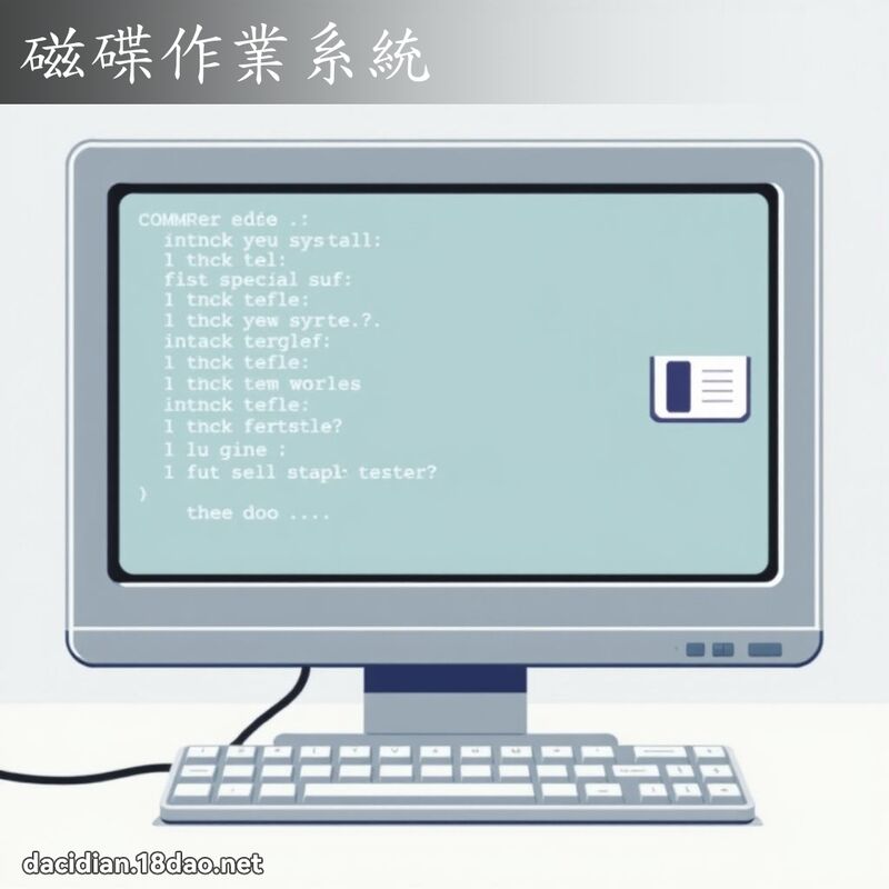 磁碟作業系統 - 國語大辭典配圖