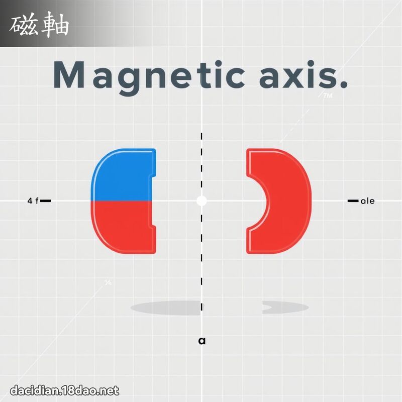 磁軸 - 國語大辭典配圖