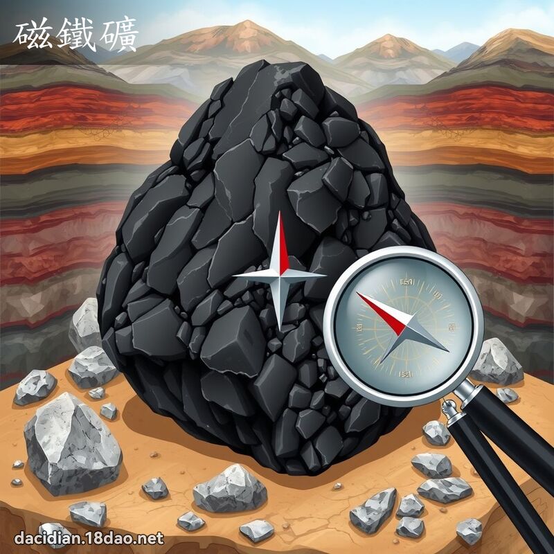 磁鐵礦 - 國語大辭典配圖